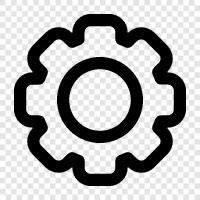 gears, gear box, transmission, car icon svg