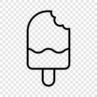 Gelato, Ice Cream Sandwich, Ice Cream Cake, Soft Serve icon svg