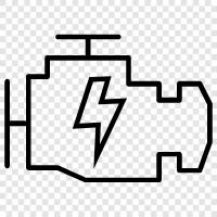 generator, power, gas, turbine engine icon svg