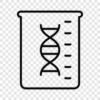 Генетика, последовательность ДНК, генетическая последовательность, исследования ДНК Значок svg