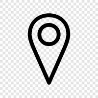 geographic location, place, spot, locality icon svg