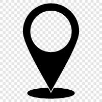 geography, location services, mapping, directions icon svg