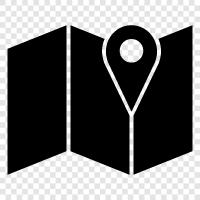 geography, location, directions, locations icon svg