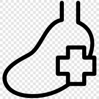 GERD, acid reflux, stomach ulcers, constipation icon svg