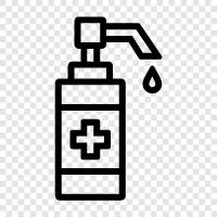 germicidal, cleaning, sanitizing, disinfectant icon svg