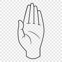 Geste, Handzeichen, Zeichen, Zeichensprache symbol