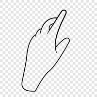 gesture, hand, arm, human icon svg