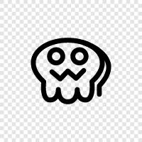 ghost, haunted, halloween, scary icon svg