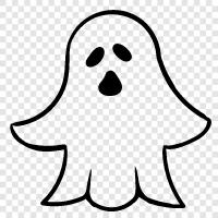 ghost, hauntings, ghost story, haunted house icon svg