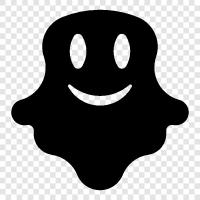 ghost, hauntings, spooky, eerie icon svg