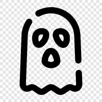 ghost, hauntings, spooks, ghost stories icon svg