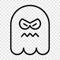 ghost, hauntings, ghost stories, paranormal icon svg