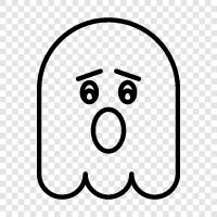 ghost, ghosts, hauntings, spooks icon svg