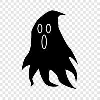 hayalet kasaba, terk edilmiş, creepy, spooky ikon svg