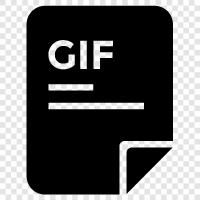 gif animation, gif animation software, gif maker, gif maker software icon svg