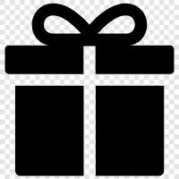 hediye kartları, hediye ambalajı, kişiselleştirilmiş hediyeler, yıl dönümü hediyeler ikon svg
