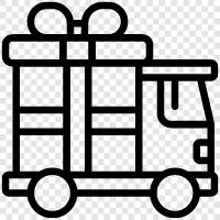 Gift Delivery, Gift Delivery Services, Gifts Delivery, Deliver Gift icon svg