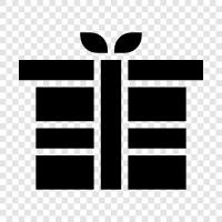 gift, present, box, jewelry icon svg