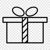 Geschenk, Geburtstag, Jubiläum, Weihnachten symbol