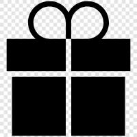 Geschenkverpackung, Geschenkkarte, Geschenkgutschein, Geschenkkorb symbol