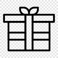 Geschenkverpackung, Geschenktüte, Geschenkkarte, Geschenkkorb symbol