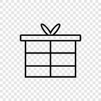 gift wrapping, gift, box, wrapping icon svg