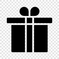 Geschenkverpackung, Geschenk, speziell, einzigartig symbol