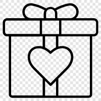 Упаковка подарков, сумка с подарками, рождественский подарок, подарок на день рождения Значок svg