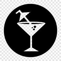 gin, vodka, vermouth, Martini icon svg