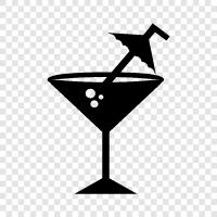 Gin, Martini Slush, Gin Slush, Tom Collins icon svg