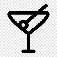 Gin, Vodka, Martini mixer, Martini shaker icon svg