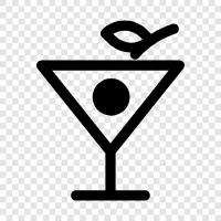 Gin, Vodka, Vermouth, Olive Oil icon svg