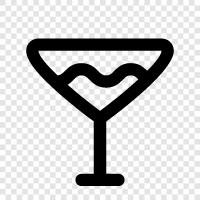 Gin, Vermouth, Martini Glass, Old Fashioned icon svg