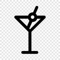 gin, vodka, dry Martini, sweet Martini icon svg