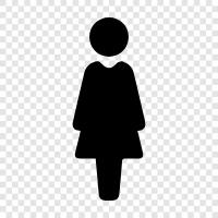 girl, women, ladies, girlie icon svg