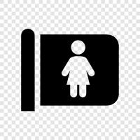 girl s toilet, lady s toilet, women s toilet, girl s room icon svg