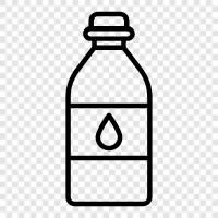 Glass Bottle, Plastic Bottle, Milk Bottles icon svg