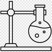 glass, chemical, stopper, flask Значок svg