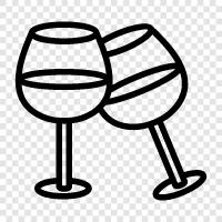 cam içecek, şarap bardağı, viski bardağı, bira bardağı ikon svg