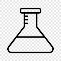 Glass, Laboratory, Chemist, Erlenmeyer Flask icon svg