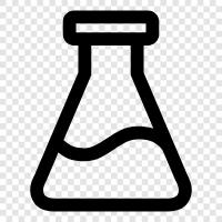 Glas, Chemiker, Flüssigkeiten, Erlenmeyer Flask symbol