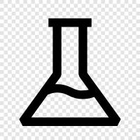 Glass, Chemist, Laboratory, Erlenmeyer Flask icon svg