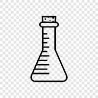 glass, chemical, stopper, laboratory icon svg