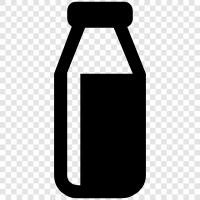 glass milk bottle, stainless steel milk bottle, milk bottle icon svg