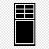 glass, door, screen, sun icon svg