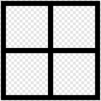 glass, windowpane, window screen, window treatment icon svg