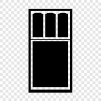 glass, door, screen, panes icon svg
