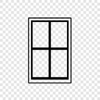 glass, doors, screens, window icon svg