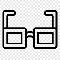 glasses, frames, eyeglasses, prescription icon svg