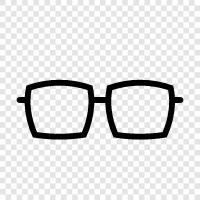 glasses frames, eyeglasses, optical, sunglasses icon svg